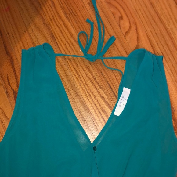 Teal romper - Picture 2 of 2